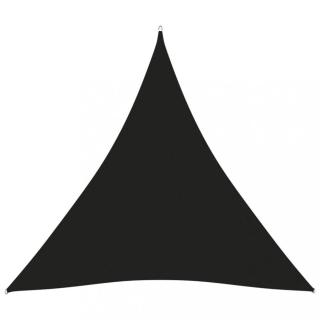 Stínící plachta trojúhelníková 4x4x4 m oxfordská látka Dekorhome Černá,Stínící plachta trojúhelníková 4x4x4 m oxfordská látka Dekorhome Černá