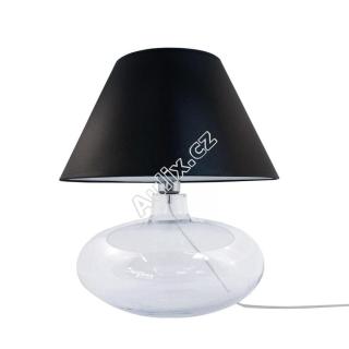 Stolní lampa ADANA čirá 5519BK - ZUMALINE