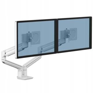 Stolní rameno pro 2 LCD monitory Tallo bílé