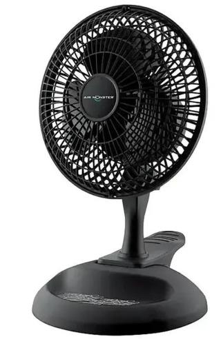 Stolní ventilátor Air Monster / Ø 15 cm / 15 W / plast / černá