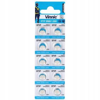 * Stříbrné baterie Vinnic 371 Sr 920 Sw G6 10PCS