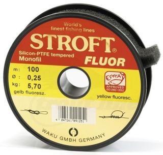 Stroft Vlasec Color Yellow-fluoro 100m - 0,16mm 2,5kg