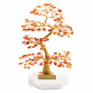 Stromeček štěstí karneol A2 - cca 17 cm