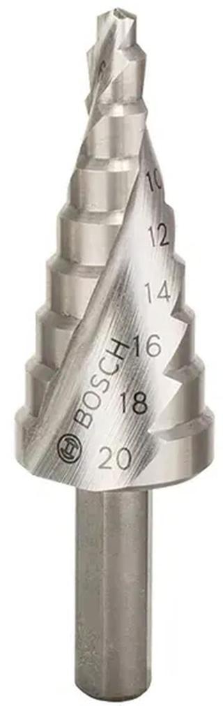 Stupňovitý vrták Bosch / ø 4–20 mm / rychlořezná ocel HSS