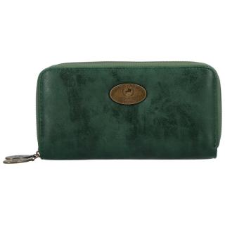 Stylová dámská koženková peněženka Voki, zelená