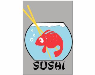 Sushi Plakát 61x91 Ikea kompatibilní