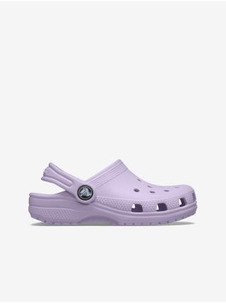 Světle fialové holčičí pantofle Crocs