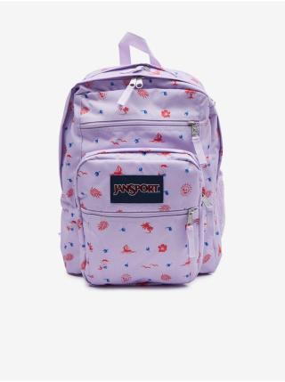 Světle fialový dámský vzorovaný batoh Jansport Big Student