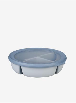 Světle modrý úložný box na potraviny Mepal Bento bowl Cirqula