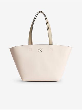 Světle růžový dámský shopper Calvin Klein Jeans