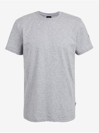 Světle šedé pánské žíhané tričko SAM 73 Freddie