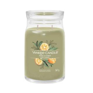 Svíčka YANKEE CANDLE Signature 567g Sage & Citrus