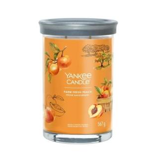 Svíčka YANKEE CANDLE Signature Tumbler 567g Farm Fresh Peach