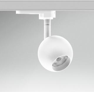 Svítidlo pro 3fázovou lištu REGIA SHOP MINI SPHERE bílá LED 10W 4000K CRI90 UGR16 - CENTURY