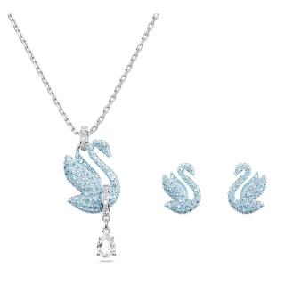 Swarovski Půvabná sada šperků s krystaly Iconic Swan 5660597