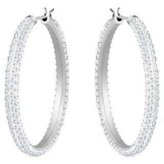 Swarovski Třpytivé kruhové náušnice Stone 5389432