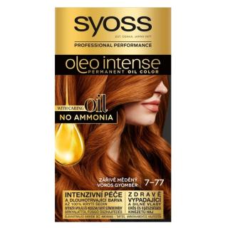 SYOSS Oleo Intense Barva na vlasy 7-77 Zářivě měděný