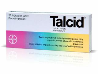 Talcid 500mg 20 žvýkacích tablet