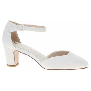 Tamaris dámská společenská obuv 1-24432-20 white glam 39