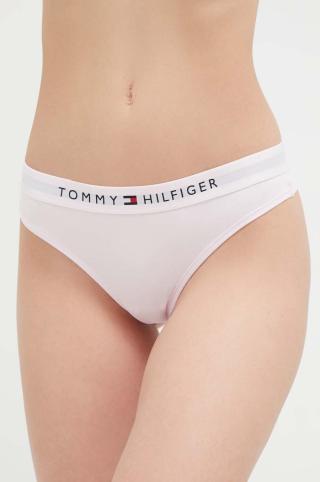 Tanga Tommy Hilfiger růžová barva