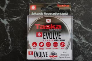 Taska evolve leader splétaná odolný odolný návazec 10 m-nosnost 30 lb / barva brown