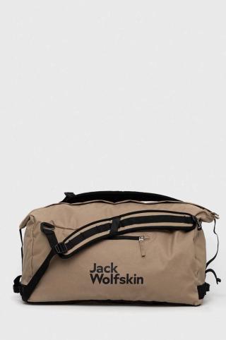 Taška Jack Wolfskin béžová barva