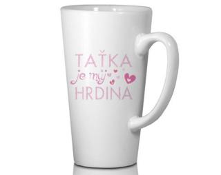 Taťka je můj hrdina Hrnek Latte Grande 450 ml