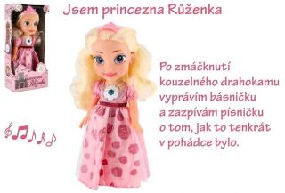 Teddies Panenka princezna Růženka 35cm česky mluvící