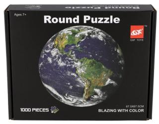 Teddies Puzzle kulaté Zeměkoule 1000 dílků