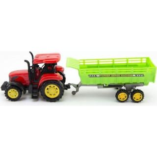 Teddies Traktor s vlečkou 35 cm