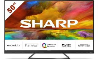 Televize Led Sharp 50EQ3EA 50" 4K Uhd černá