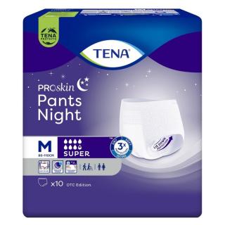 TENA Pants night super inkontinenční kalhotky vel. M 10 kusů