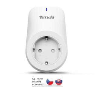 Tenda SP3 Beli - Chytrá Wi-Fi zásuvka 230V, 2300W, 10A, aplikace v češtině, samostatná