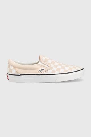 Tenisky Vans Classic Slip-On dámské, oranžová barva, VN0A7Q5DBM01