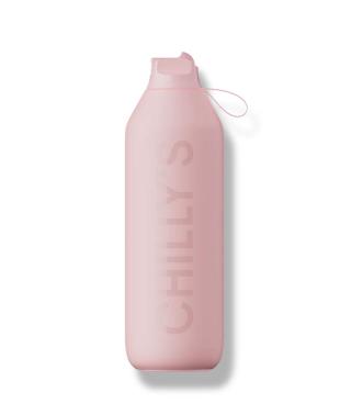 Termoláhev Chilly's Bottles - jemná růžová 1000ml, edice Series 2 Flip