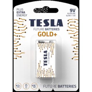 TESLA GOLD+ Alkalická baterie 9V 1ks