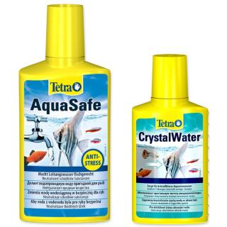 Tetra Aqua Safe 250ml + Tetra Crystal Water 100ml zdarma