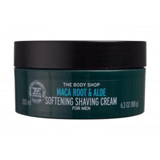 The Body Shop Maca Root & Aloe Softening Shaving Cream 200 ml krém na holení pro muže