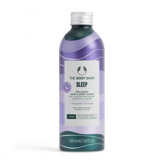 The Body Shop Sprchový gel na tělo a vlasy Sleep Relaxing Lavender & Vetiver  200 ml