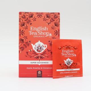 THE ENGLISH TEASHOP Čaj Jablko, šípek a skořice 20 ks