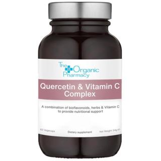 The Organic Pharmacy Quercetin & Vitamin C Complex doplněk stravy pro zmírnění projevů alergií 60 ks