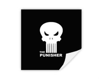 The Punisher Samolepky hranatý čtverec