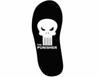 The Punisher Sandály-žabky