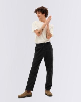 Thinking MU Black Corduroy Wotan Pants BLACK 42