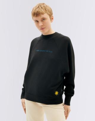 Thinking MU Here Comes The Sun Black Fantine Sweatshirt BLACK M