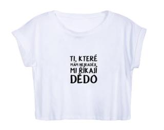 Ti, které mám nejraději Dámské tričko Organic Crop Top