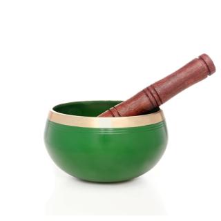 Tibetská miska zelená 13 cm