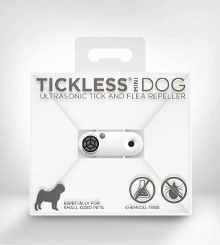 Tickless ultrazvukový odpuzovač klíšťat Mini Dog White