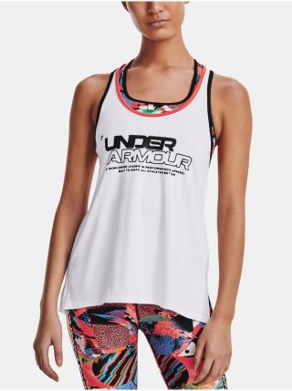 Tílko Under Armour Knockout Tank CB Graphic - bílá