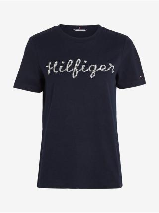 Tmavě modré dámské tričko Tommy Hilfiger